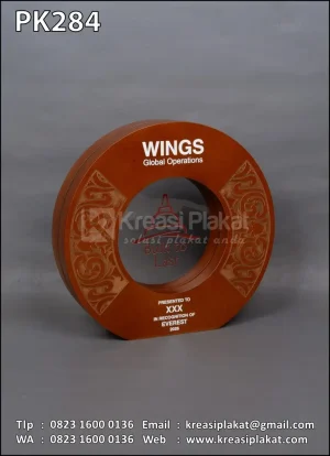 Plakat Kayu Bulat Wings Global Operations