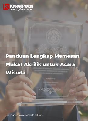 Plakat Akrilik Untuk Acara Wisuda