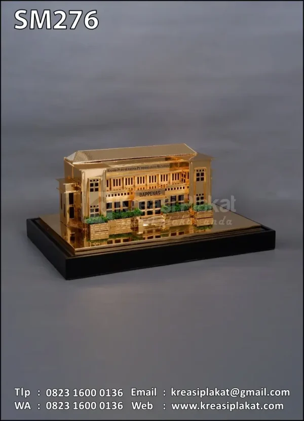 Miniatur Bangunan Gedung Bappenas