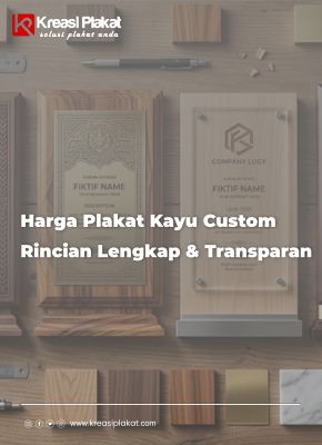 Read more about the article Harga Plakat Kayu Custom 2026: Rincian Lengkap & Transparan