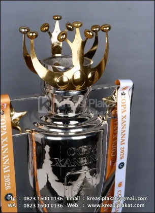 Detail Piala Logam Sepak Bola Copa Xananai 2026