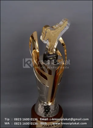 Detail Piala Juara Umum Twinflame Combat Iska Indonesia Open 2026