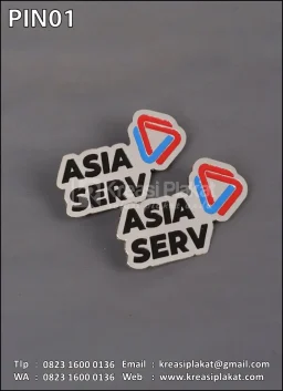 Pin Logam ASIA SERV