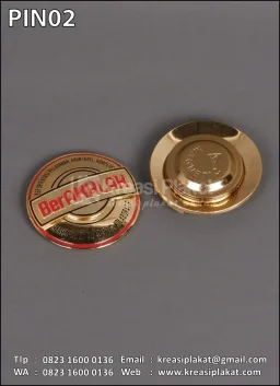 Pin Logam BerAKHLAK Ma...