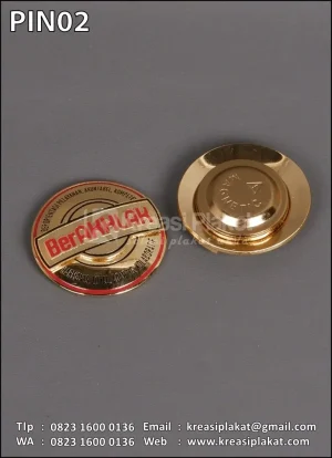 Pin Logam BerAKHLAK Magnet
