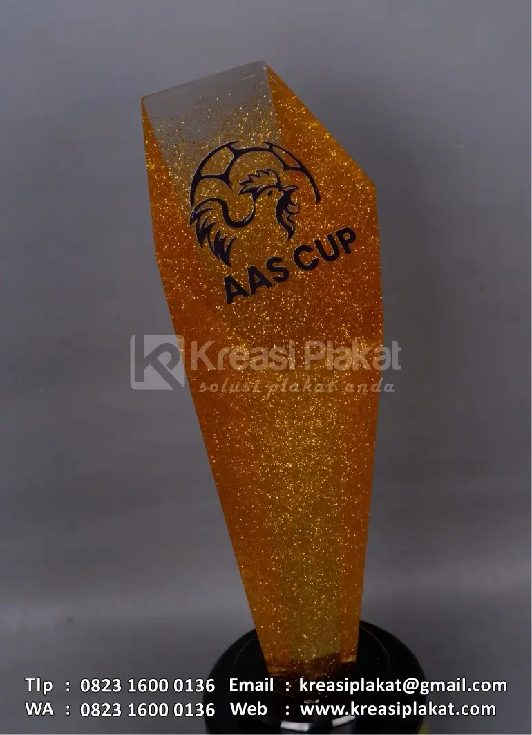 Detail Piala Resin AAS Cup Best Team Fairplay