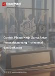 Contoh Plakat Kerja Sama Antar Perusahaan yang Profesional dan Berkesan
