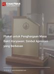 Plakat untuk Penghargaan Masa Bakti Karyawan: Simbol Apresiasi yang Berkesan