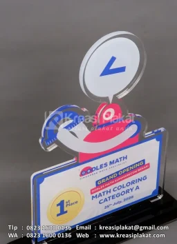 Plakat Akrilik Juara Oodles Math Category