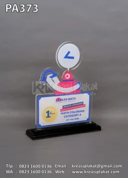 Plakat Akrilik Juara Oodles Math Category