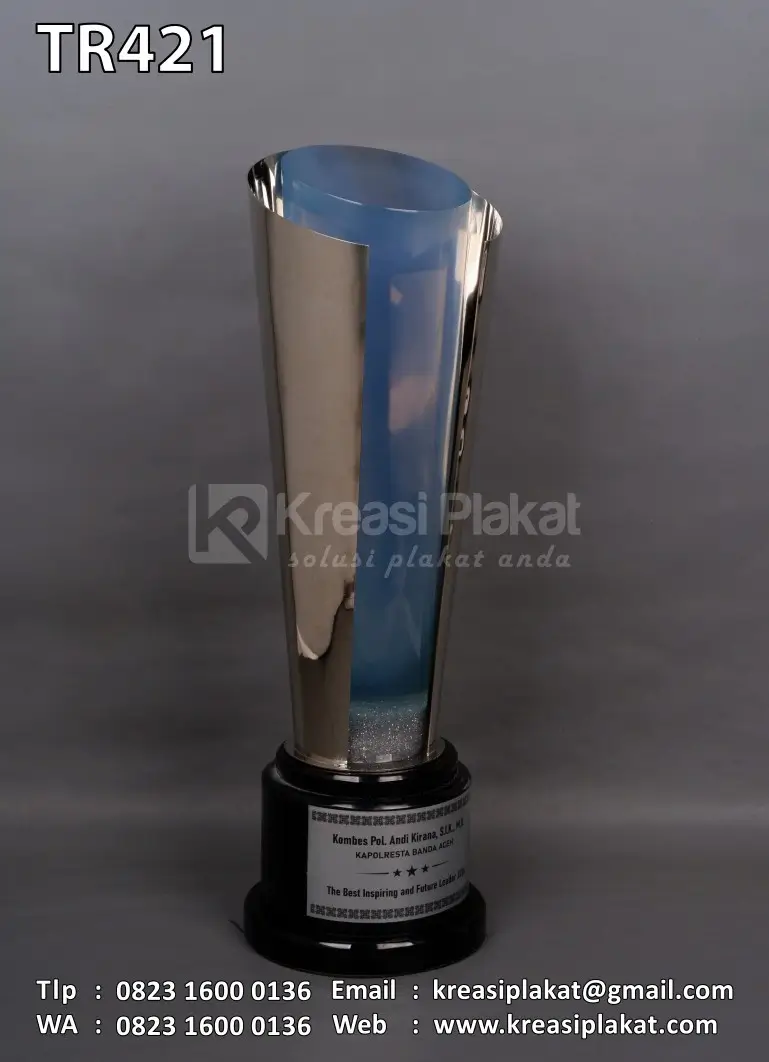 Piala Resin Penghargaan Kapolresta Banda Aceh