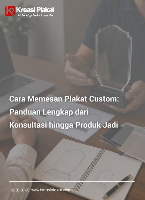 cara memesan plakat custom