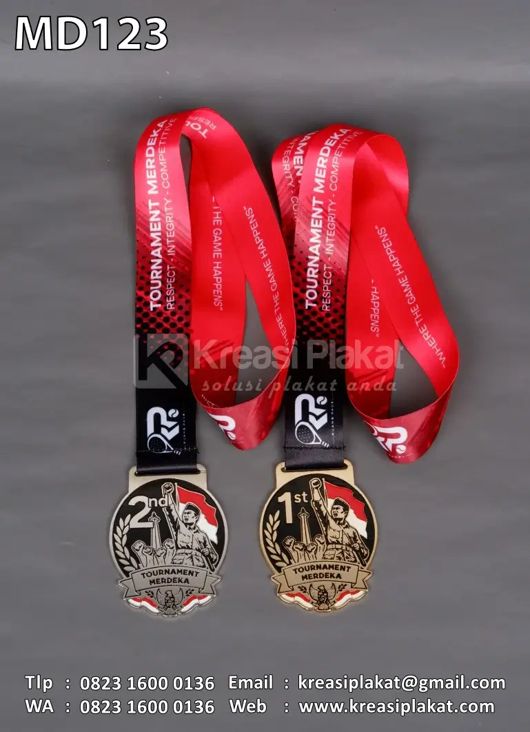 Medali Logam Tournament Merdeka Ruang Padel