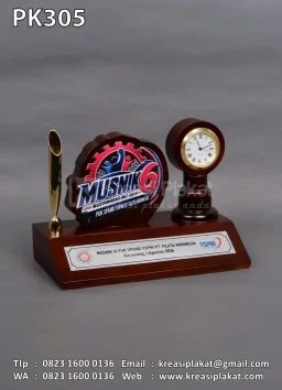 Plakat Kayu Pen Holder Musnik6 PT Fujita Indonesia
