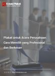 Plakat untuk Acara Perusahaan: Cara Memilih yang Profesional dan Berkesan