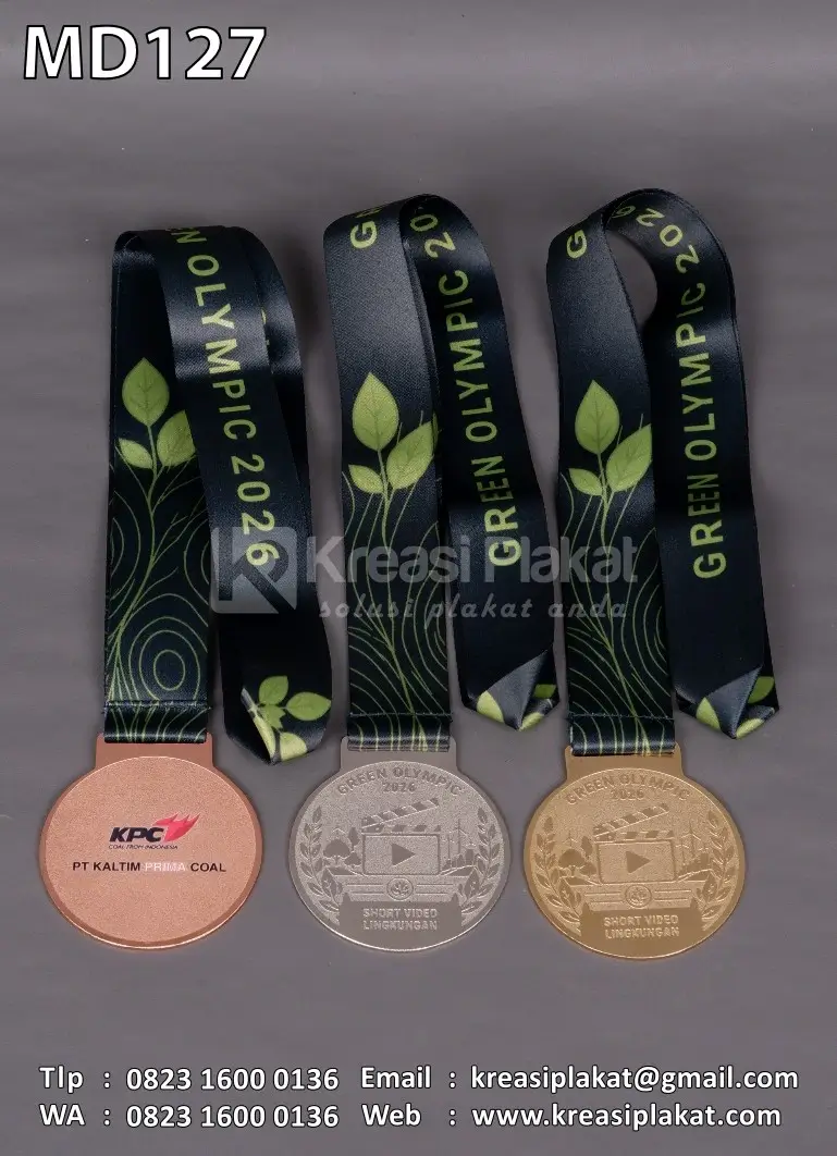 Medali Logam Green Olympic 2026 PT KPC