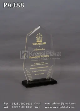 Plakat Akrilik Pembicara Wismilak Leadership Conference