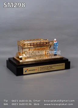 Miniatur Fasilitas Mesin Migas Pertamina EP