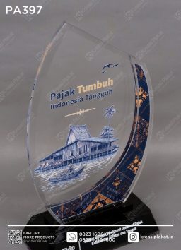 Plakat Akrilik Kanwil DJP Kalimantan Selatan & Tengah