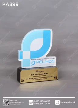 Plakat Akrilik Apresiasi Pembicara PIP Pelindo