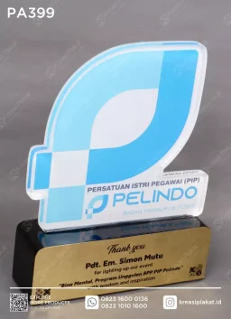 Plakat Akrilik Apresiasi Pembicara PIP Pelindo