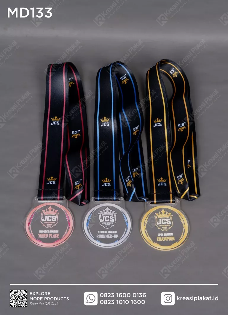 Medali Akrilik JCS Jagoi Crown Series