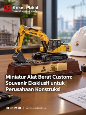 Miniatur Alat Berat Custom Souvenir Eksklusif