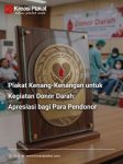Plakat Kenang-Kenangan untuk Kegiatan Donor Darah: Apresiasi bagi Para Pendonor