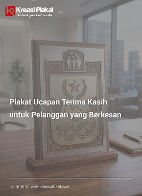 Plakat Ucapan Terima Kasih untuk Pelanggan