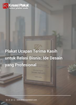 Read more about the article Plakat Ucapan Terima Kasih untuk Relasi Bisnis: Ide Desain yang Profesional